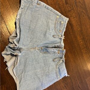 Light Blue Denim Shorts